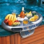 inflatable hot tub refreshment float tray