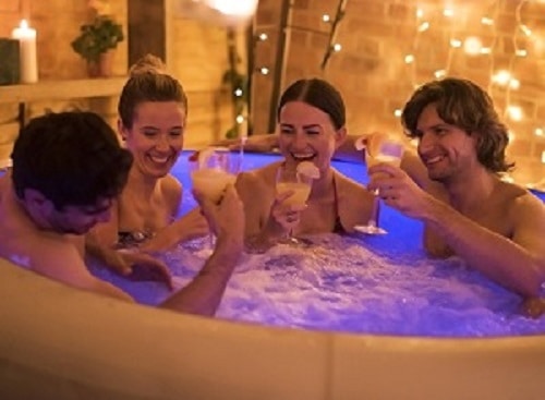 lay z spa paris inflatable hot tub review