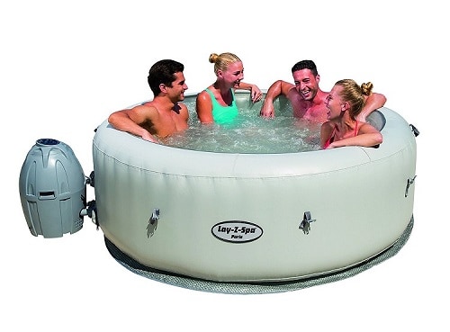 lay z spa paris inflatable hot tub review