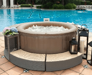 MSPA Elite Jet Reve Outdoor Spa inflatable hot tub review