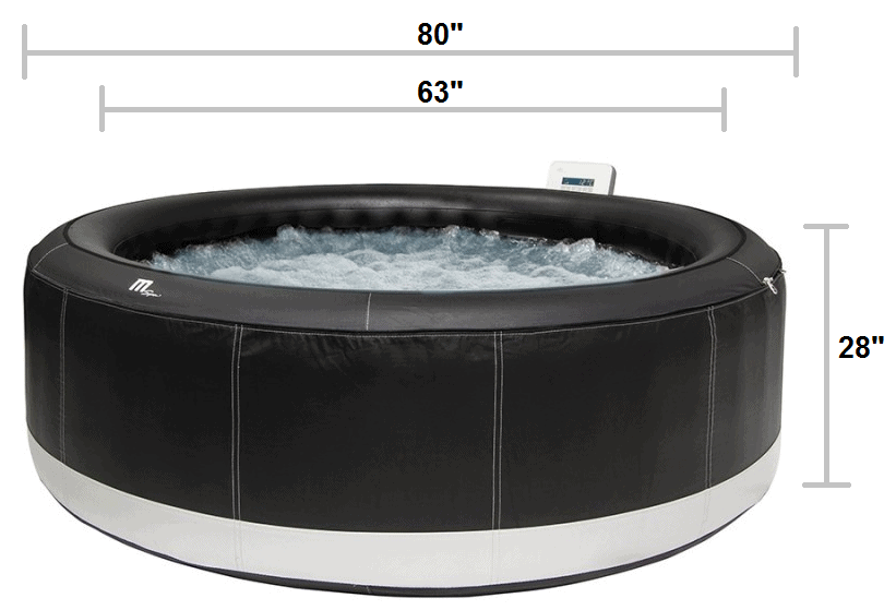 4 season inflatable hot tub for winter dimensions - Inflatable Hot Tubs ...